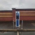 Charge point installed in car park